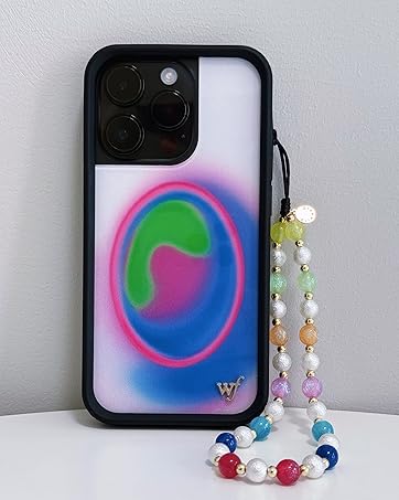 flower power phone charm