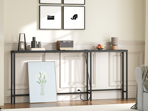 L Shaped Console Table