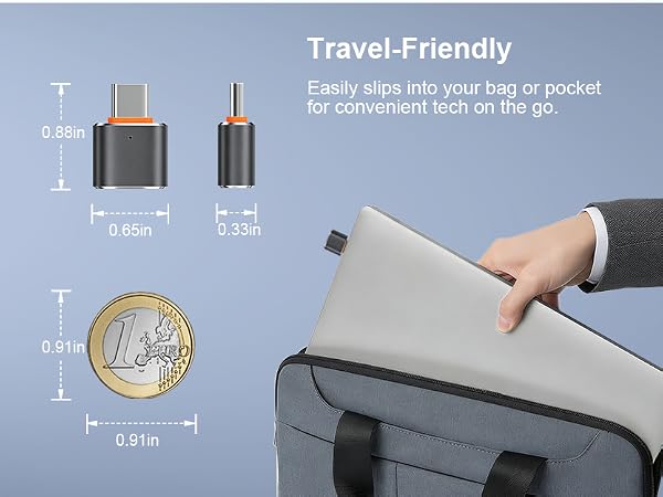 USB C to USB Adapter USB C Male to USB 3.0 Female OTG Adapter
