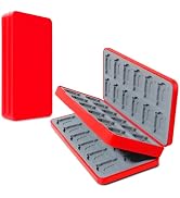 Switch Game Case for Nintendo Switch/Lite/OLED, Magnetic Closure Switch Game Holder Cartridge Cas...