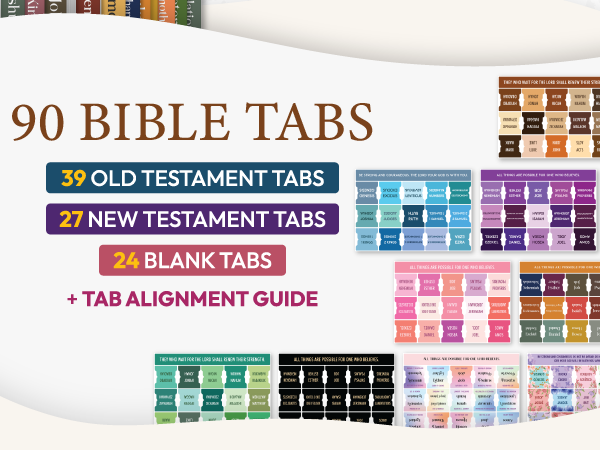 bible tabs' tabs for bibles