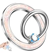 LISEVO Phone Ring Holder Compatible with MagSafe - Magnetic Cell Phone Grip Magnet Removable Fing...