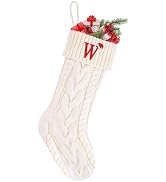 Doitory Christmas Stockings,Christmas Decoration Knitted Soft & Comfortable Stockings,Hanging Lon...