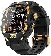 DABAOZA Rugged Case with Band Compatible with Apple Watch 49mm 46mm 45mm 44mm, for iWatch Series ...