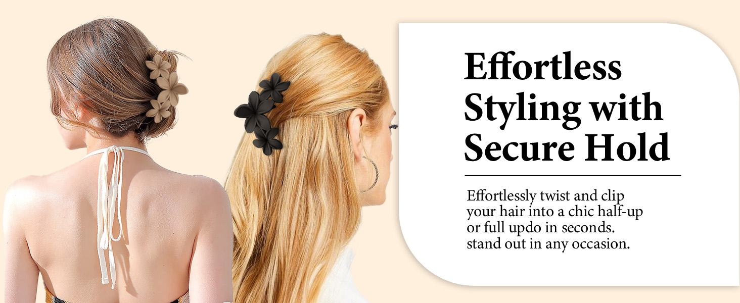 Hawaiian hair clips