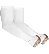 Achiou Arm Sun Sleeves Compression UV Protection Cooling for Men Women Summer Sunblock, Cycling D...