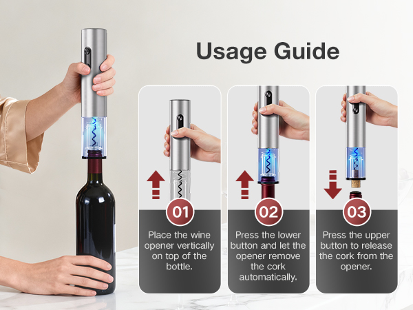 3-Step Effortless Uncorking