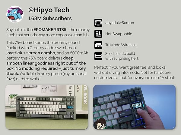 RT85 Wireless Gaming Keyboard