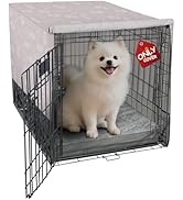 Explore Land Breathable Dog Crate Cover - 4 Sides Mesh Ventilation, Basic Pet Kennel Cover, All S...