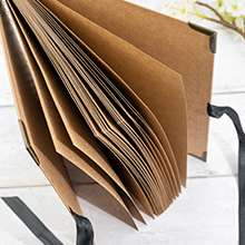 High quality 200gsm thick kraft paper 30 sheets 60 pages scrapbooking