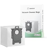 20 Pack Dust Bags Compatible with Roborock Q5 Max+, S8 Pro Ultra, S8+, Q7 Max+/Max, Q8 Max+, S7 P...