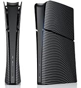 HONCAM Console Cover for PS5 Slim Digital Edition Only, PS5 Slim Accessories with Cooling Vents, ...
