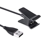 Black Charger Compatible for Fitbit Alta, Replacement USB Charging Cable Clip for Fitbit Alta Fit...