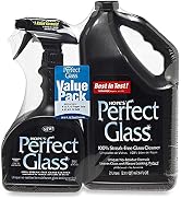 HOPE'S Perfect Glass Cleaner, Perfect Glass Value Pack: 32 Ounce Spray Bottle and 67.6 Ounce Refi...
