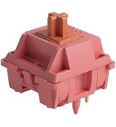 Akko Rosewood Keyboard Switch for Mechanical Gaming Keyboard, 5-Pin 40gf Linear Pre-Lubed Switche...