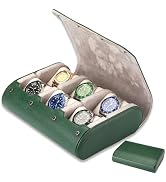 YANHHAN Watch Roll Travel Case for Men - Multifunctional Leather Watch Travel Cases Watch Display...
