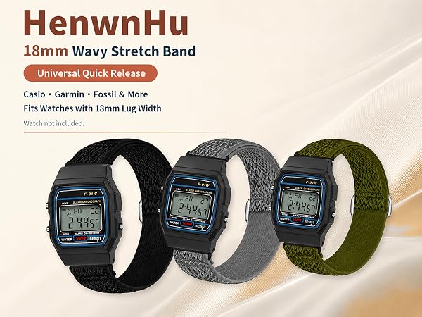 Elastic Nylon Watch Band