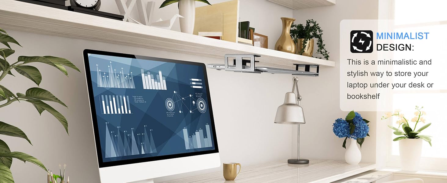 IFCASE Under Desk Laptop Mount