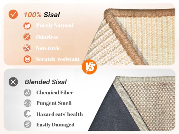 sisal cat scratcher ramp