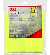 3M Reflective Vest Day/Night Safety Vest, 94616H1-DC, Hi-Viz Yellow