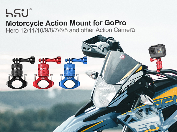 Aluminum Bike Bicycle Handlebar Mount for Gopro Hero 12/11/10/9/8/7/6/5
