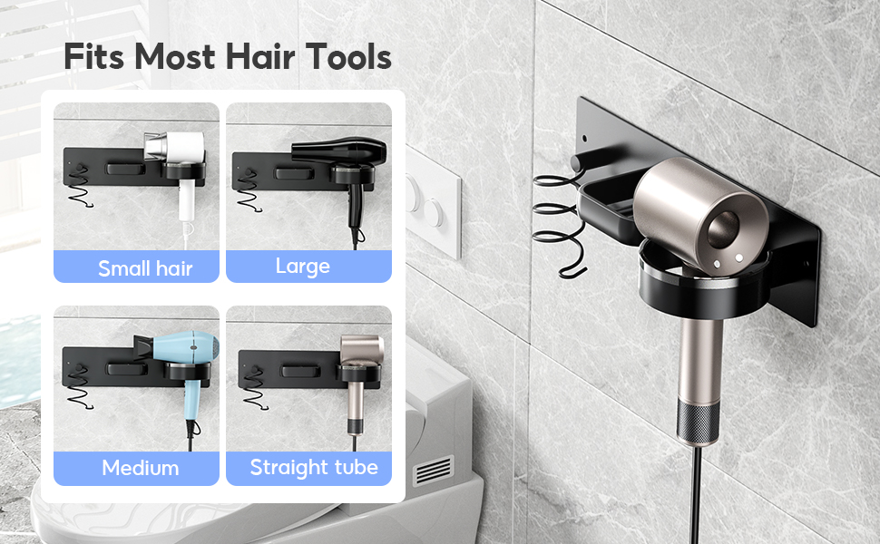 curling iron holder