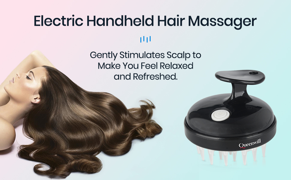 Electric Handheld Hair Massager