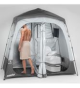 Camping Shower Tent Deluxe Changing Room Easy Set Up Privacy Shelter,Large Toilet Tent with Floor...