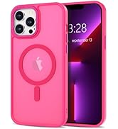 Anuck for iPhone 13 Pro Max Case Magnetic Phone Case Compatible with MagSafe, Soft TPU Bumper Har...