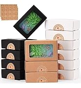 Moukiween 30 PCS Multicolour Soap Boxes for Homemade Soap, 3.54 X 2.36X 1.18 Inch Packaging Gift ...