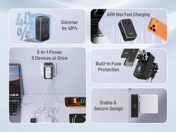 travel essentials european italy europe us ireland power converter worldwide type g greece outlet