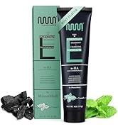 MasterMedi Nano Hydroxyapatite Whitening Toothpaste with Xylitol, Charcoal & Spearmint – Fluoride...