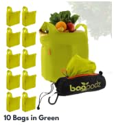 reusable bag keychain grocery carrier washable bags green shopping foldable geocery reuseable