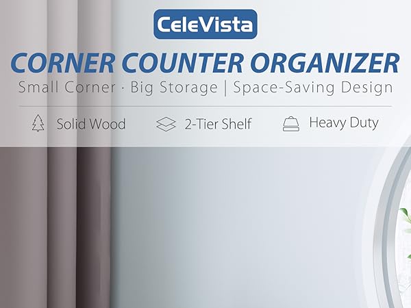 corner bathroom counter organizer