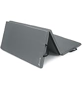 Prosource Fit Tri-Fold Folding Thick Exercise Mat 6’x4’ with Carrying Handles for Tumbling, Marti...