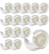 OWLKELA - 16 Pack 3/4" x 28 yds Invisible Tapes and Refillable Dispensers, Matte Finish Magic Tap...