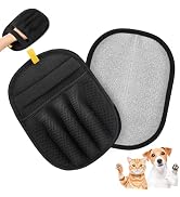 Coppthinktu Pet Hair Removal Glove for Dogs Cats, Pet Hair Remover Brush Electrostatic Five-Finge...