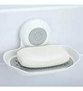 SlipX Solutions Strong Hold Soap Saver, Suction Cup Soap Holder, Must Have Universal Kitchen & Ba...