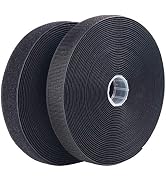 LLPT Sew On Hook and Loop Tape Extra Industrial Strength Nylon Fabric 1 Inch x 33 Feet Each Roll ...