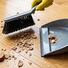 Clean up food crumbs