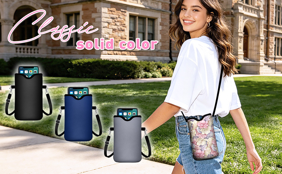 IRADA Neoprene Cell Phone Sleeve Pouch