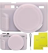 SZHSYJY G7X Mark II case,G7X Removable Lens Cover Silicone Cover for Canon PowerShot G7X ii,Comes...