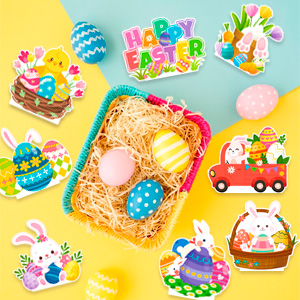 easter honeycomb centerpiece
