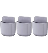 kulusion 3 Pcs Remote Control Holder, Wall Mount Pen Holder Hole-Free Self Adhesive Phone Chargin...
