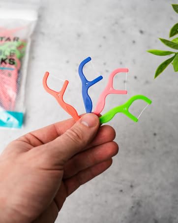 avistar floss picks individually wrapped