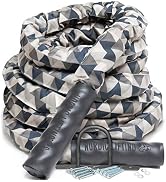 Battle Rope for CrossFit & Undulation Training - w/ Anchor Kit for Gym Exercise by Nordic Lifting