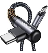 AINOPE USB C Cable 60W 2-Pack 6.6ft Nylon Braided USB C to USB C Cable Type C Charger Fast Chargi...