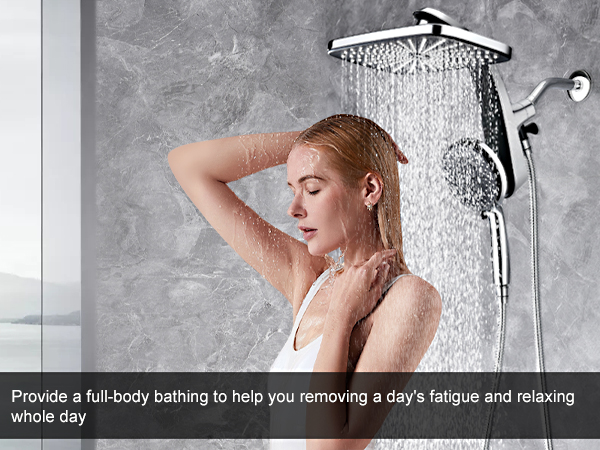rainfall shower head