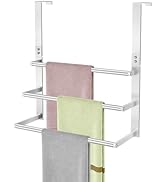16Inch Over The Door Towel Rack, VOTZAAQ Stainless Steel Over Door Towel Holder, Door Towel Hange...