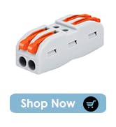 GREENCYCLE 2 Conductor Compact Connectors Electrical Split-Bolt Connectors Wire Connectors for 2 ...